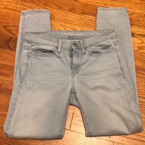 Calvin Klein ankle skinny jeans